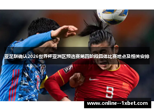 亚足联确认2026世界杯亚洲区预选赛第四阶段具体比赛地点及相关安排